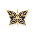 pendant925 Sterling silver, gold plated yellow gold/ glass-ceramic stone/ imitated sandstone/ synthetic spinel/ zirconiamulticoloured