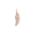 Colgante alas de fénix con piedras rosao rosado