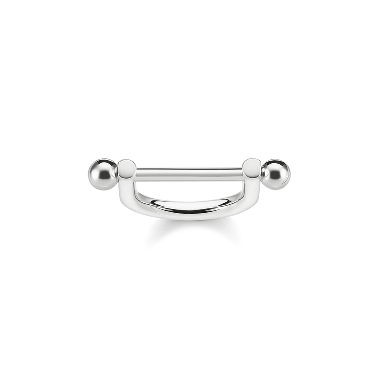 925 Sterling silver, blackene