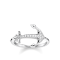 ANILLO PLATA DE LEY 925,CIRCONITA BLANCO 54