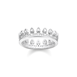 ANILLO PLATA DE LEY 925,CIRCONITA BLANCO 52