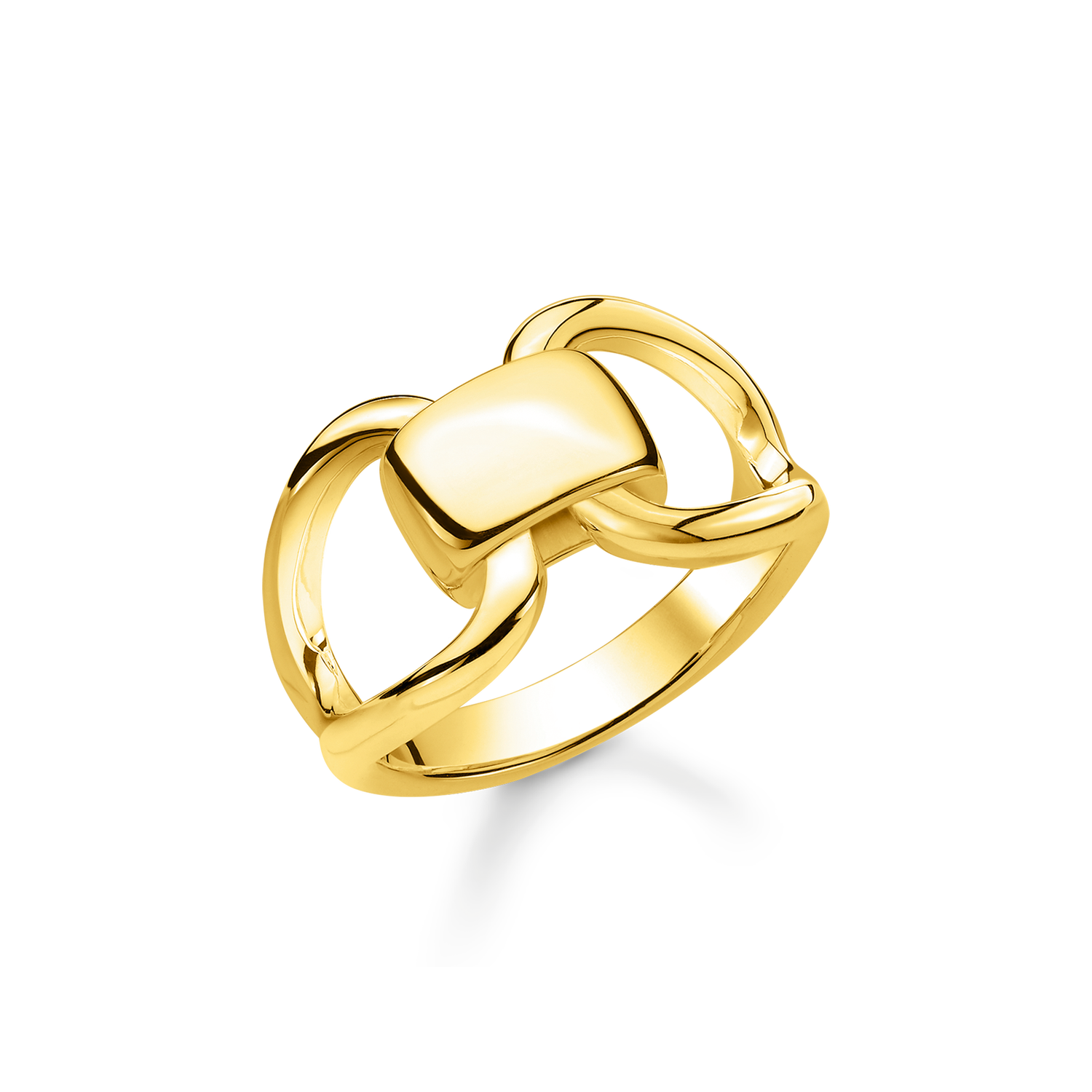 ANILLO PLATA DE LEY 925,BAÑO DE ORO AMARILLO, COLOR AMARILLO, 54