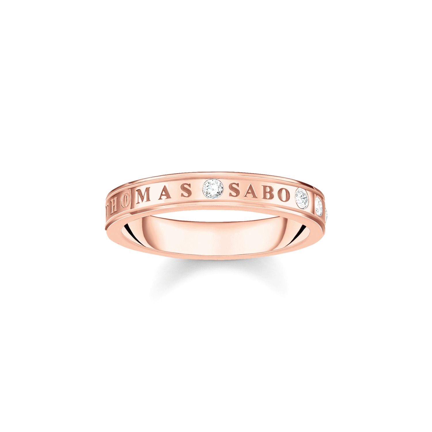 Anillo blanco piedras925 Sterling silver, gold plated rose gold/ zirconiawhite
