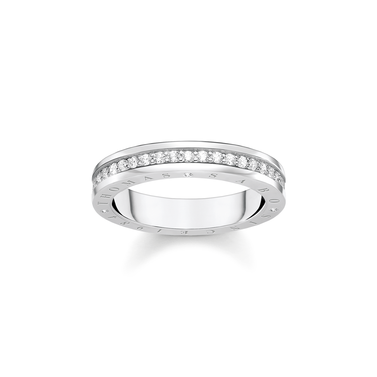 Anillo con piedras blancas plata925 Sterling silver/ zirconiawhite