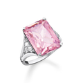 Anillo piedra rosa925 Sterling silver/ zirconiapink