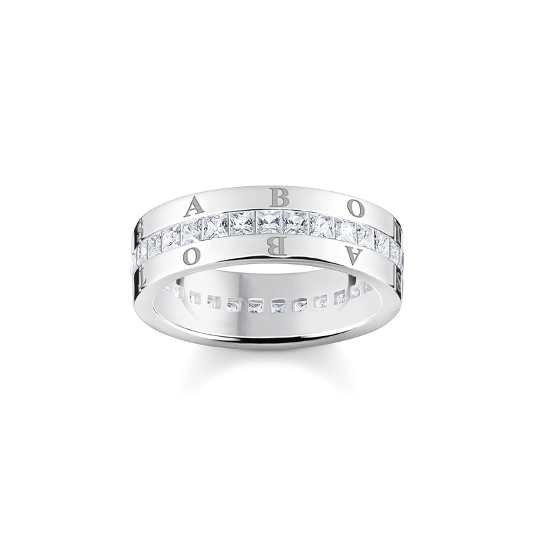 ring925 Sterling silver/ zirconiawhite