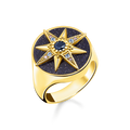 ring925 Sterling silver, gold plated yellow gold/ glass-ceramic stone/ imitated sandstone/ synthetic spinel/ zirconiamulticoloured