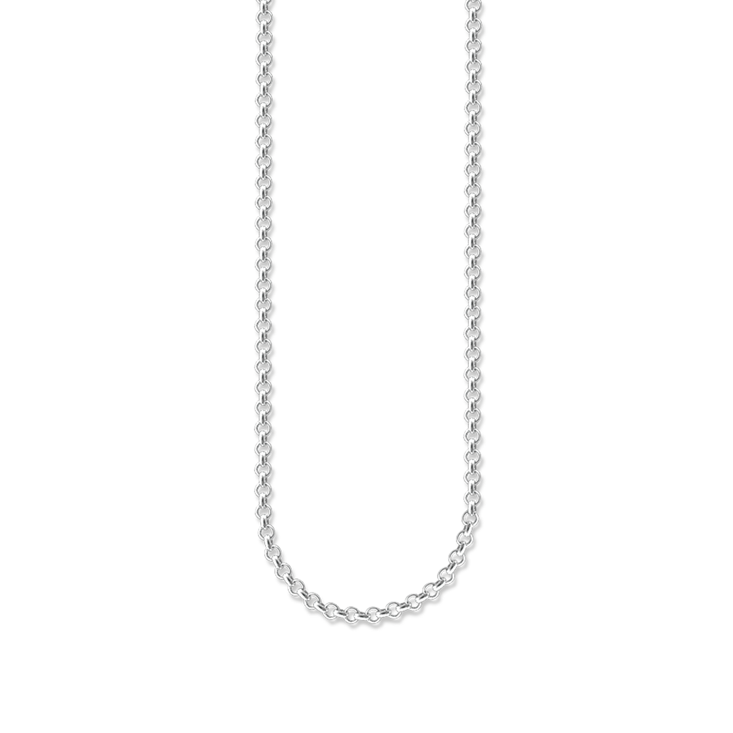 SILVER NECKLACE MEDIUM L70-80