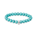 Pulsera con beads de turquesa