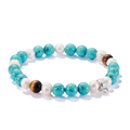 Pulsera de cuentas con piedras de colores