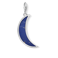 Charm pendant “Moon dark blue”