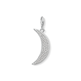 Charm pendant “Moon PAVÉ”