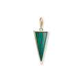 Charm pendant “Green triangle”