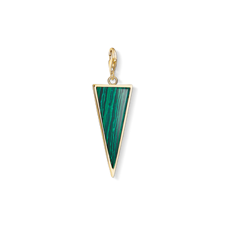 Charm pendant “Green triangle”
