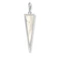 CHARM PENDANT TRIANGLE OF PEARL 925 STERLING SILVER