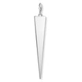 Charm pendant "triangle silver"