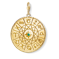 Charm pendant “Star sign coin gold”