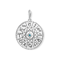 Charm pendant “Star sign coin silver”