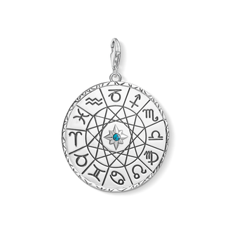 Charm pendant “Star sign coin silver”