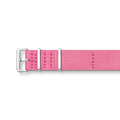 CORREA TEXTIL ACERO FINO ROSA 20MM